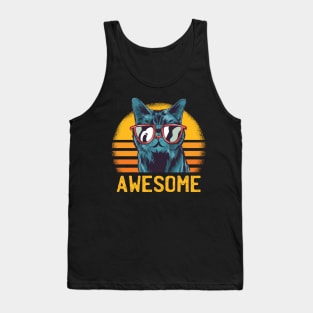 Awesome Cat Tank Top